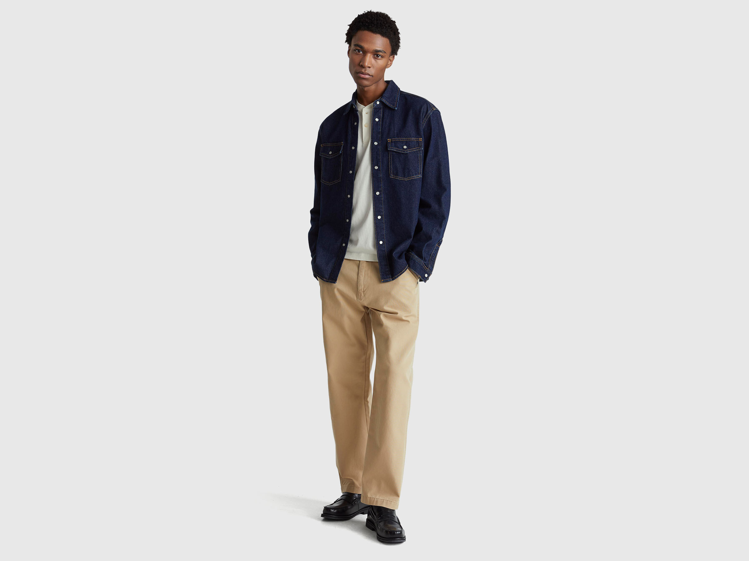 ROUND NECK SWEATL/S Men image number 3